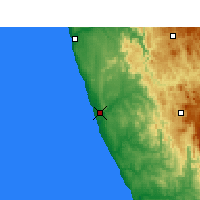 Nearby Forecast Locations - Koingnaas - карта
