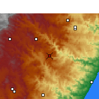 Nearby Forecast Locations - Ixopo - карта