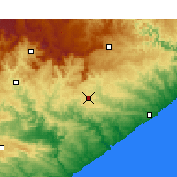 Nearby Forecast Locations - Бишо - карта