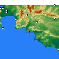 Nearby Forecast Locations - Херманус - карта