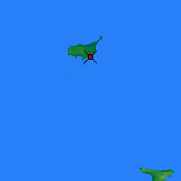 Nearby Forecast Locations - Остров Святого Павла - карта