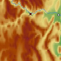 Nearby Forecast Locations - Deadman Valley - карта