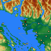Nearby Forecast Locations - Делта - карта