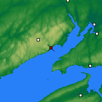 Nearby Forecast Locations - Fundy Park Cs - карта