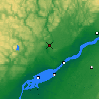 Nearby Forecast Locations - Шавиниган - карта