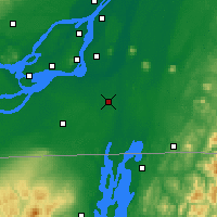 Nearby Forecast Locations - L’Acadie - карта