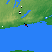 Nearby Forecast Locations - Cobourg - карта