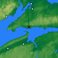 Nearby Forecast Locations - Parrsboro - карта