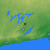 Nearby Forecast Locations - Peterborough Trent - карта