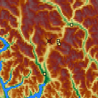 Nearby Forecast Locations - Callaghan Valley - карта