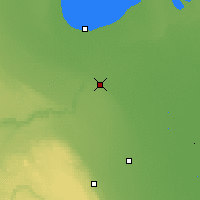 Nearby Forecast Locations - Портидж-ла-Прери - карта