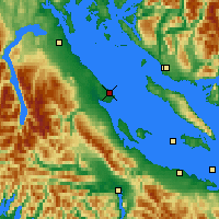 Nearby Forecast Locations - Comox - карта
