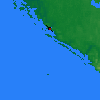 Nearby Forecast Locations - Inukjuak - карта