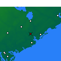 Nearby Forecast Locations - Чарлстон - карта