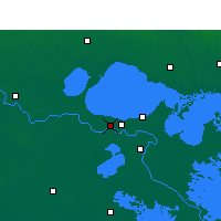 Nearby Forecast Locations - Новый Орлеан - карта
