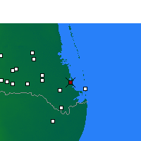 Nearby Forecast Locations - Port Isabel - карта