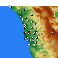 Nearby Forecast Locations - Miramar - карта