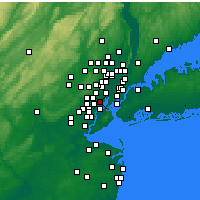 Nearby Forecast Locations - Ньюарк - карта