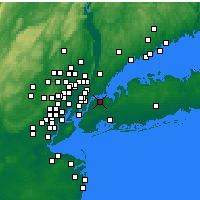 Nearby Forecast Locations - Нью-Йорк - карта