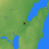 Nearby Forecast Locations - Грин-Бей - карта