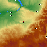Nearby Forecast Locations - Пендлтон - карта