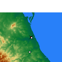 Nearby Forecast Locations - Tuxpan - карта