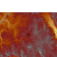 Nearby Forecast Locations - Уахуапан-де-Леон - карта