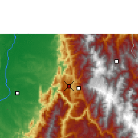 Nearby Forecast Locations - Букараманга - карта