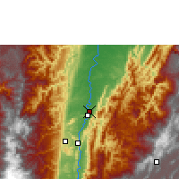 Nearby Forecast Locations - Palanquero - карта
