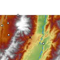 Nearby Forecast Locations - Ибаге - карта