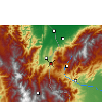 Nearby Forecast Locations - Сан-Антонио-дель-Тачира - карта