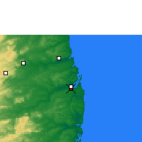 Nearby Forecast Locations - Жуан-Песоа - карта