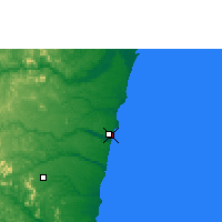 Nearby Forecast Locations - Порту-Сегуру - карта