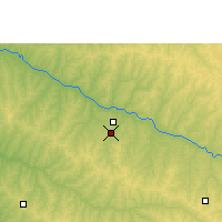 Nearby Forecast Locations - Арасатуба - карта