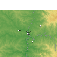 Nearby Forecast Locations - Фос-ду-Игуасу - карта