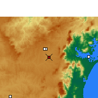 Nearby Forecast Locations - Куритиба - карта