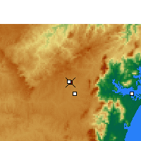 Nearby Forecast Locations - Куритиба - карта