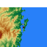 Nearby Forecast Locations - Флорианополис - карта