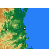 Nearby Forecast Locations - Витор Кондер (аэропорт) - карта