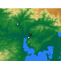 Nearby Forecast Locations - Порту-Алегри - карта