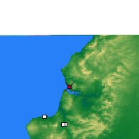 Nearby Forecast Locations - Bahía de Caráquez - карта