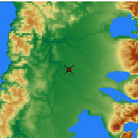 Nearby Forecast Locations - Osorno/canal Baj - карта