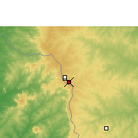 Nearby Forecast Locations - Педро-Хуан-Кабальеро - карта