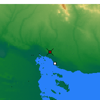 Nearby Forecast Locations - Баия-Бланка - карта