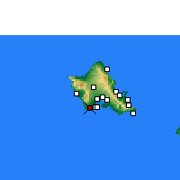Nearby Forecast Locations - Kalaeloa - карта