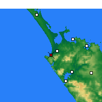 Nearby Forecast Locations - Ahipara - карта