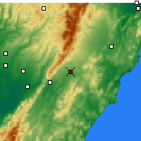 Nearby Forecast Locations - Dannevirke - карта