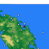 Nearby Forecast Locations - Purerua Peninsula - карта