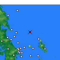 Nearby Forecast Locations - Mokohinau - карта