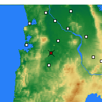 Nearby Forecast Locations - Ōtorohanga - карта